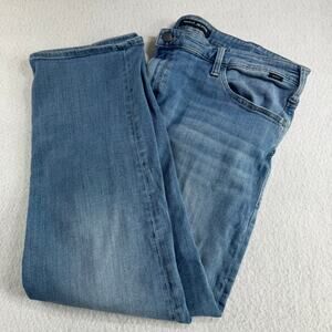 Mavi High Rise Straight Leg Jeans Light Wash Measurements 41 x 29